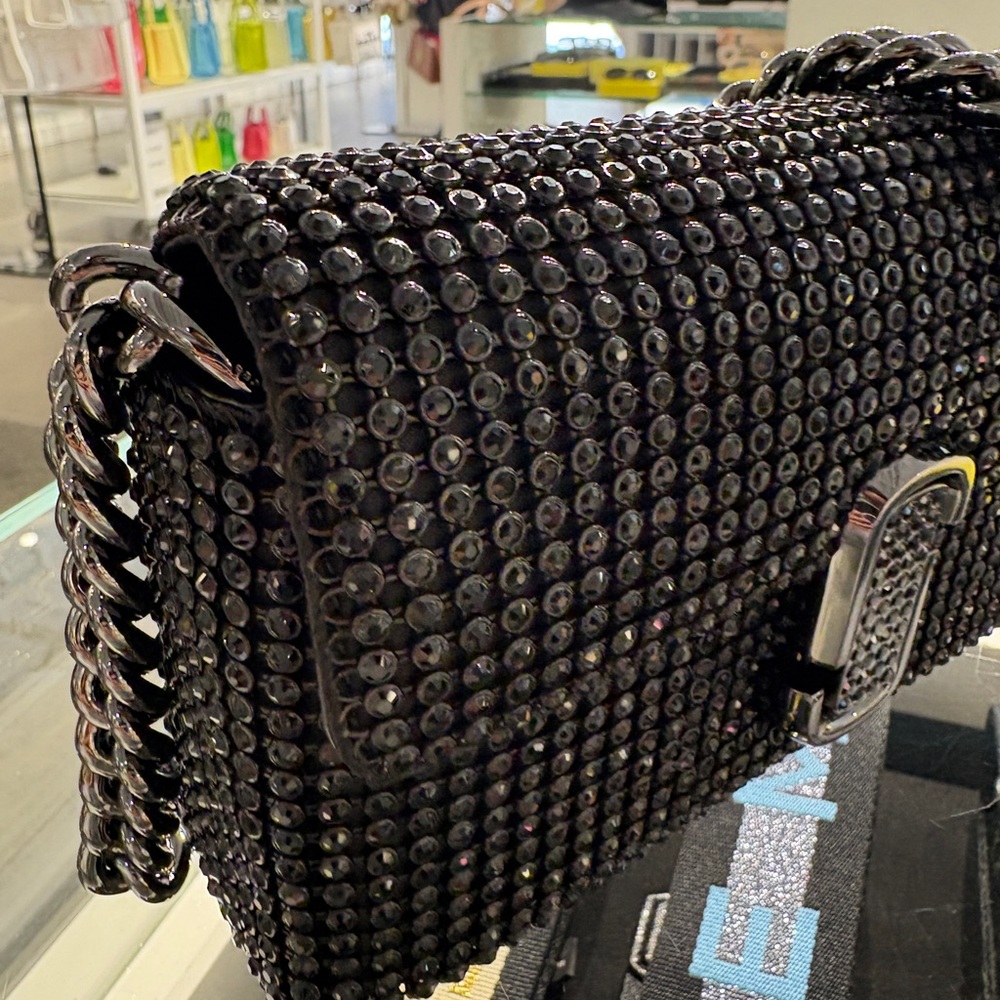 Marc Jacobs The Mini Rhinestone Shoulder Bag - Picture 2 of 7